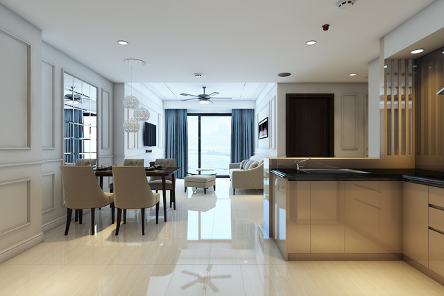 Luxury Apart ment được thiết kế sang trọng với nội thất đẳng cấp
